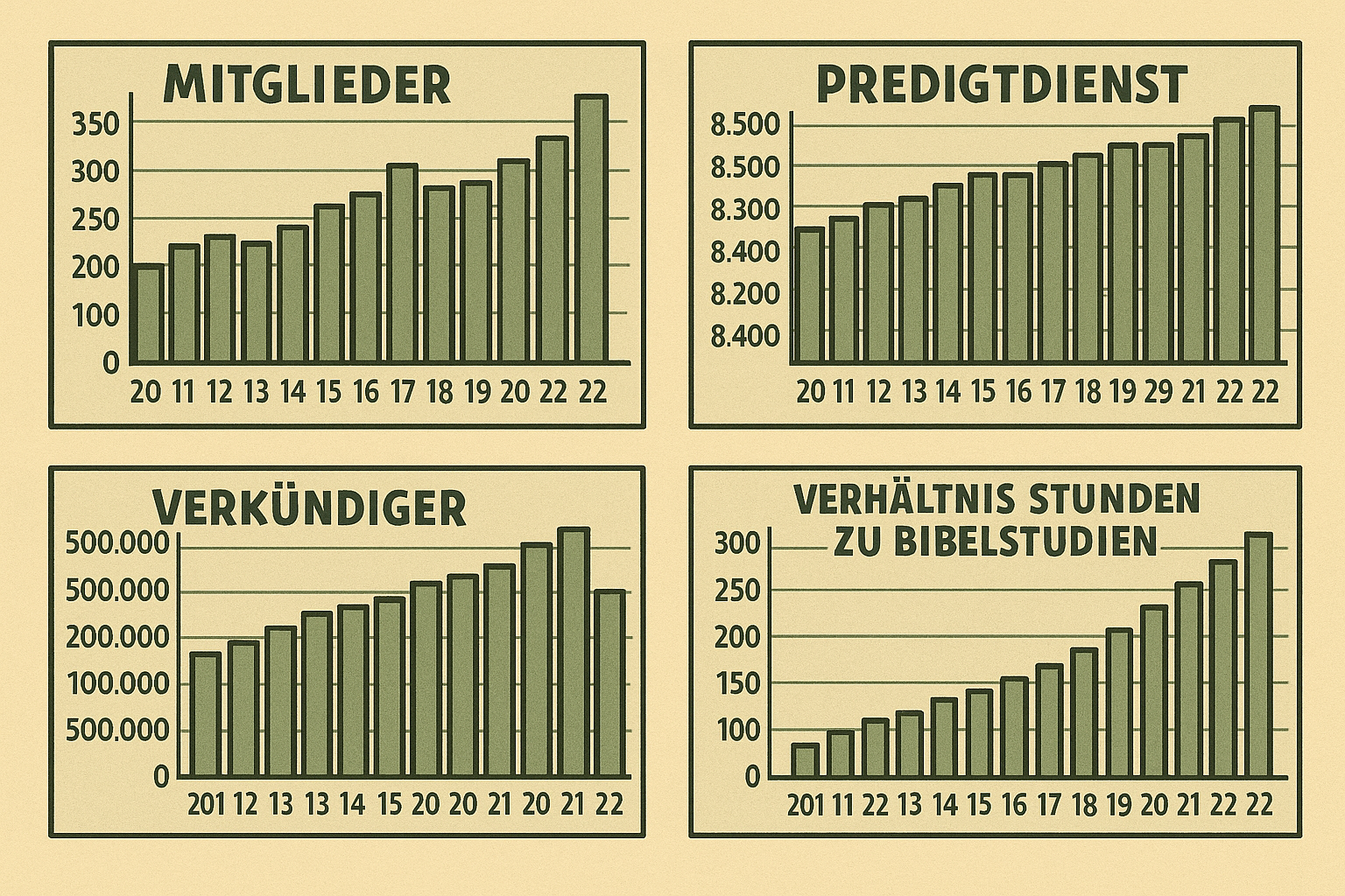 Taufe, Zahlen und was sie wirklich bedeuten – eine Analyse
