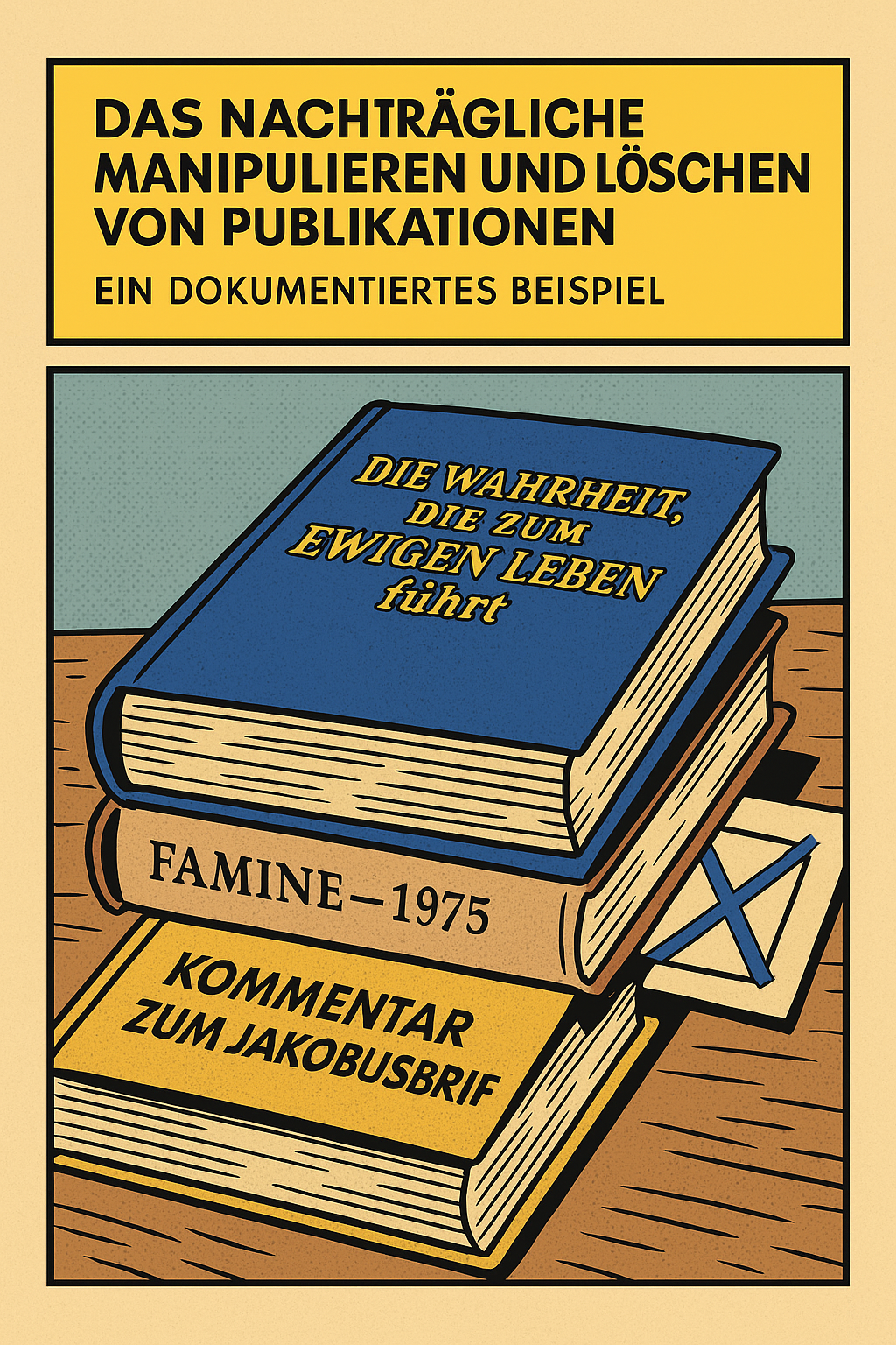 Das nachträgliche Manipulieren und Löschen von Publikationen – ein dokumentiertes Beispiel